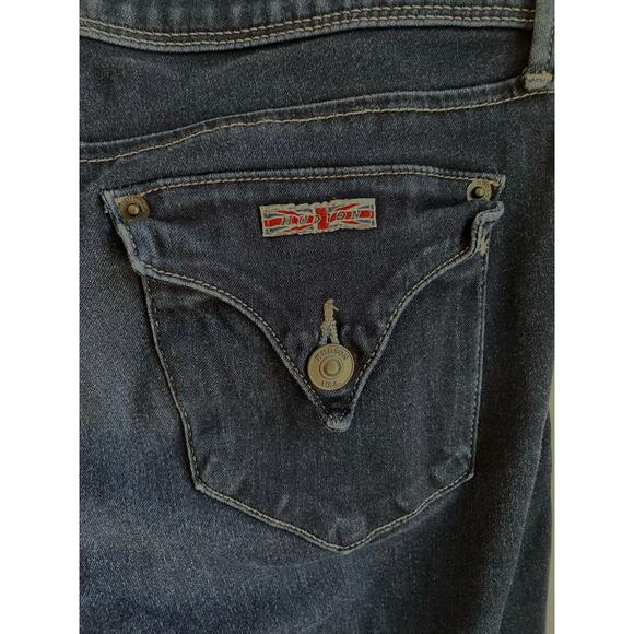 Hudson Low-Rise Collin Flap Skinny Jeans York Wash 28 - Picture 7 of 8